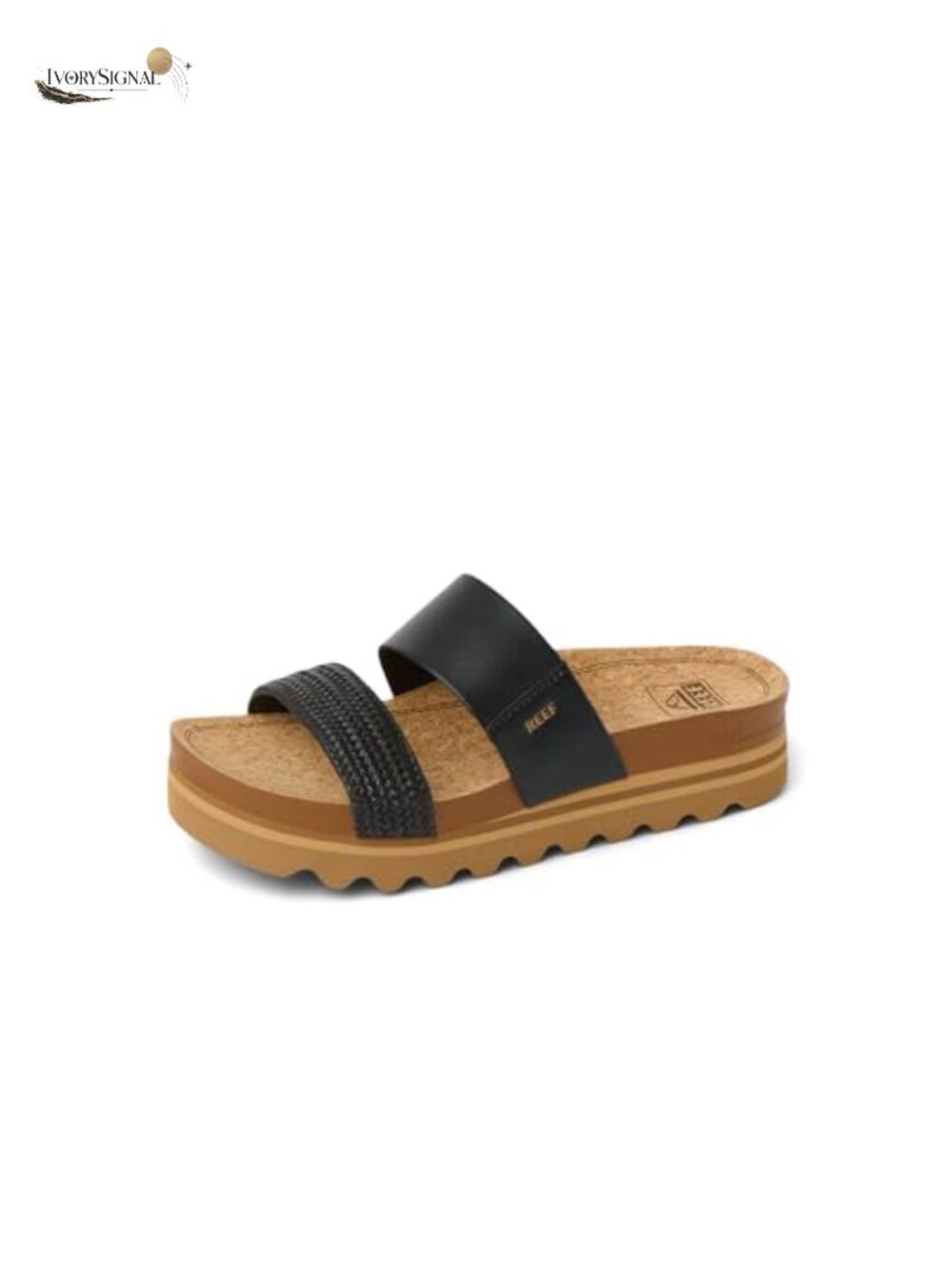 Reef Sandals Slide Platform Arch Support Vegan Leather EVA
